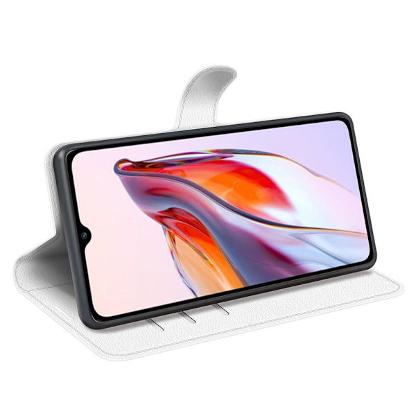 Klassisk Xiaomi Redmi 12C Flip Etui - Hvid White