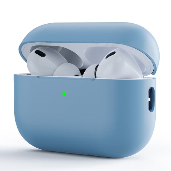 AirPods Pro 2 silikondeksel - Babyblå Blue
