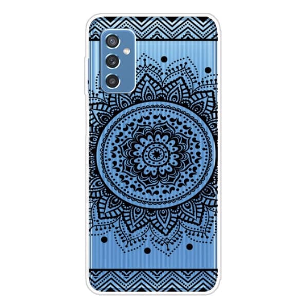 Deco Samsung Galaxy M52 5G skal - Mandala Blomma Svart