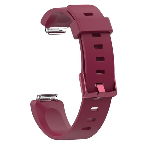 Fitbit Inspire / Inspire HR silikone erstatningsurrem - Vinrød Red