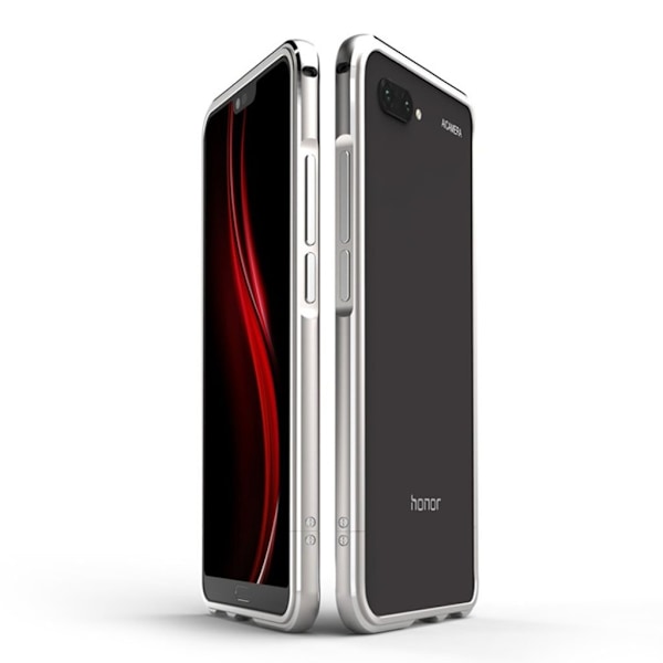 Huawei Honor 10 Ruuvillinen Galvanoitu Puhelimen Kehys Puskuri Suoja - Hopea Silver grey