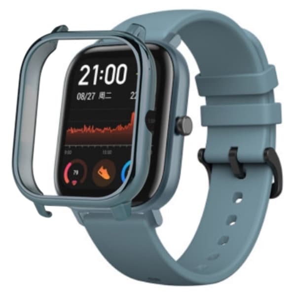 Huami Amazfit GTS Bumper Frame hul, hårdgalvaniseret urkasse - Blå Blue