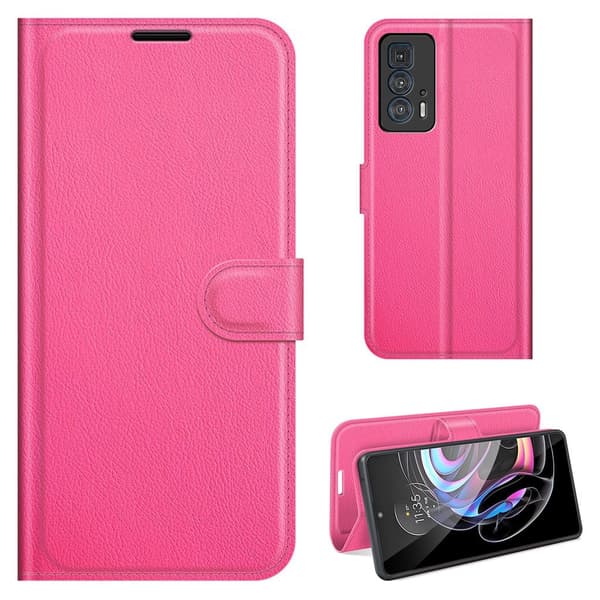 Classic Motorola Edge 20 Pro fodral - Rosa Rosa