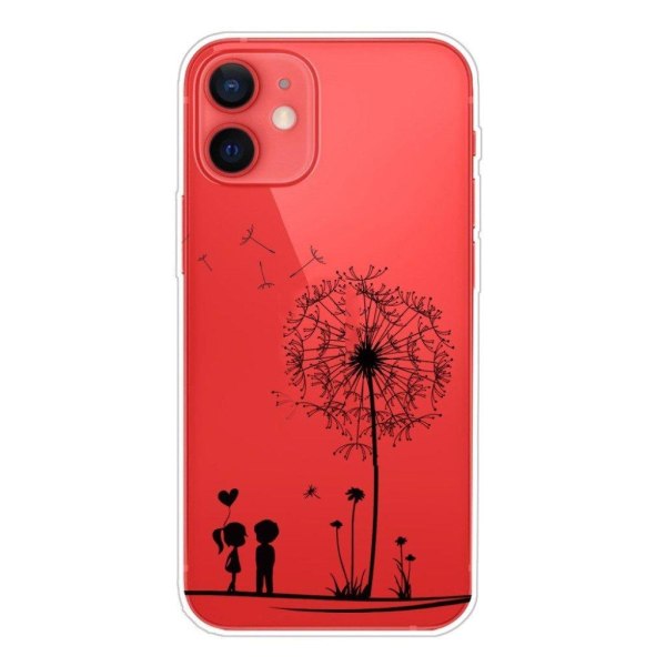 Deco iPhone 13 Mini Suojakotelo - Dandelion And Children Black