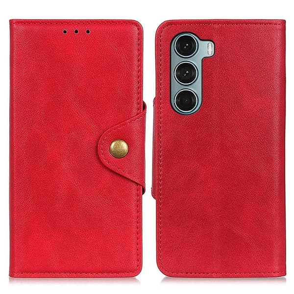 Alpha Motorola Moto G200 5G Flip Etui - Rød Red