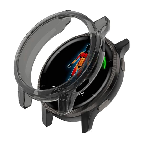 Garmin Venu 2 kirkas TPU-suojus - Läpinäkyvä Musta Black