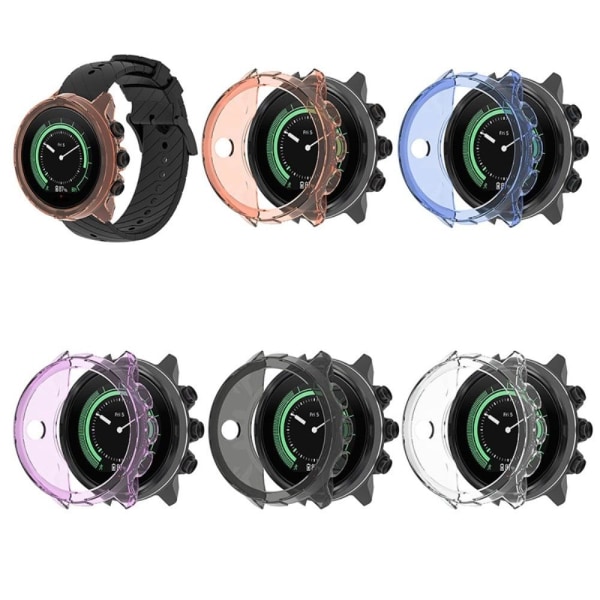 Suunto 9 Baro / 9 / Spartan Sport Wrist HR Baro läpinäkyvä TPU-suojus - Musta Black