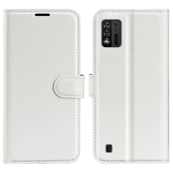 Classic ZTE Blade A52 Lite Läppäkotelo - Valkoinen White