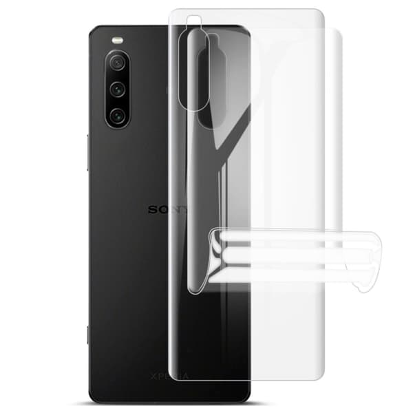 IMAK Hydrogel III baksidebeskytter for Sony Xperia 10 IV Transparent