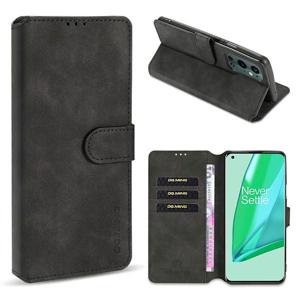 DG.MING OnePlus 9 Pro retrokuoret - Musta Black