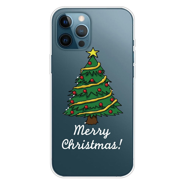 Julfodral till iPhone 14 Pro Max - Julgran Grön