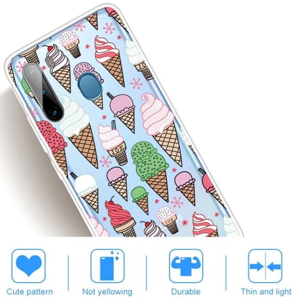 Deco Samsung Galaxy A21 skal - Färgglad Glass multifärg