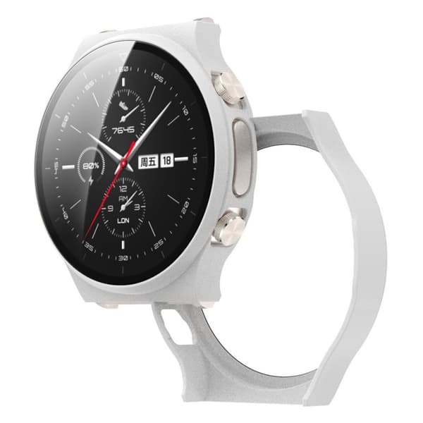 Huawei Watch GT 2 Pro -materiaalin suojus karkaistulla lasilla - Valkoinen White