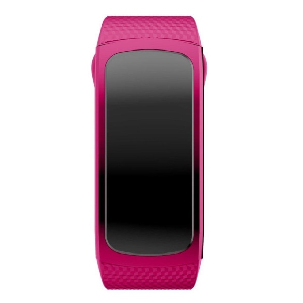 Samsung Gear Fit2 enkel urrem i silikone - Rose Størrelse: S Pink