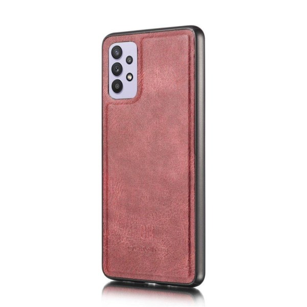 DG.MING Samsung Galaxy A32 5G 2-i-1 etui med pung - Rød Red