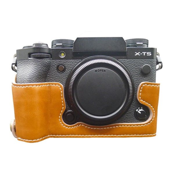 Fujifilm X-T5 læderbetræk - Brun Brown