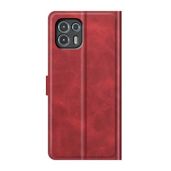 Lompakko Nahkakotelo For Motorola Edge 20 Lite - Punainen Red