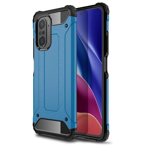 Armour Guard Xiaomi Mi 11i / Xiaomi Redmi K40 Pro Plus / Xiaomi Redmi K40 Pro / Xiaomi Redmi K40 / Xiaomi Poco F3 skal - Blå Blå