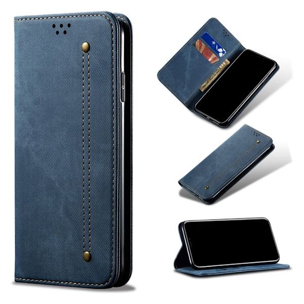 Jeans Xiaomi Redmi Note 8 Flip kotelot - Sininen Blue
