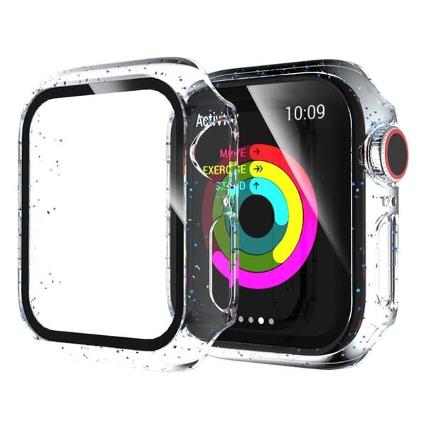 Apple Watch Series 3/2/1 42mm glitterram - Blå Blå