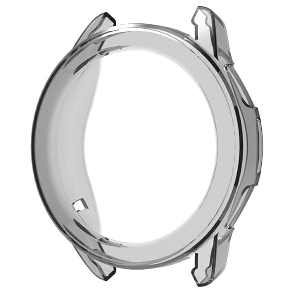 Xiaomi Watch S3 Hollow-Out Smartwatch Protector stødsikkert Flexible Watch Frame Case - Gennemsigtig Sort Black
