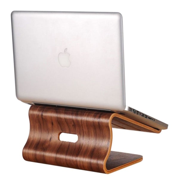 MacBook Pro 15 Touchbar SAMDI Puinen Pöytä Teline Koneelle - Rus Brown