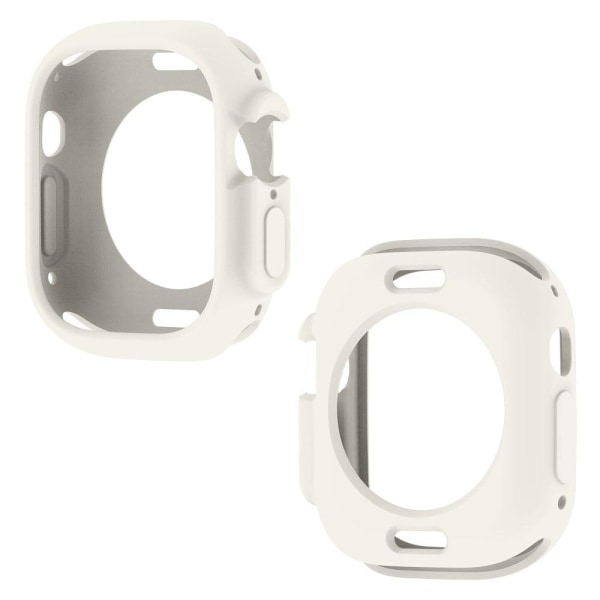 Apple Watch Ultra cover i slikfarve - Lys Hvid White