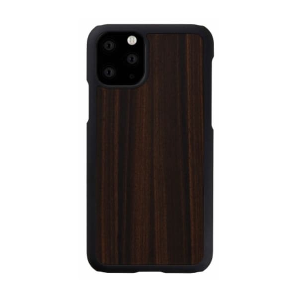 Man & Wood premium etui for iPhone 11 Pro Max - Ebony Brown