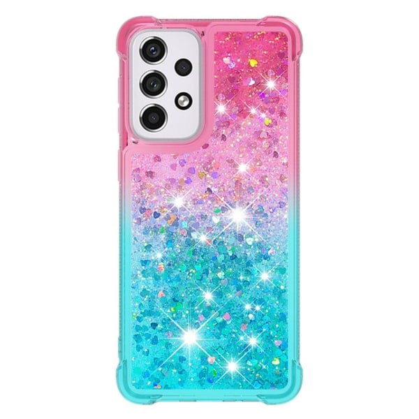 Princess Samsung Galaxy A33 5G Cover - Lyserød / Himmelblå Multicolor