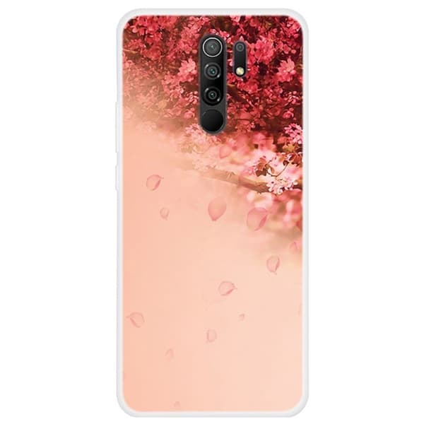 Deco Xiaomi Redmi 9 skal - Kronblad Röd