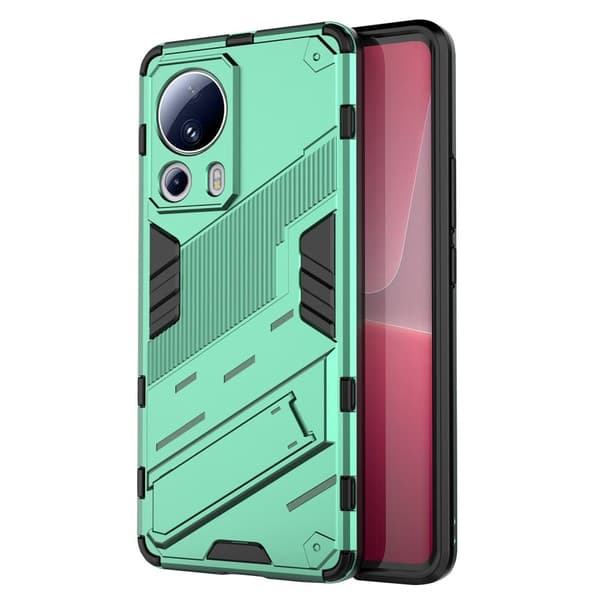 Shockproof Hybrid Deksel med A Modern Touch til Xiaomi Civi 2 / 13 Lite - Grønn Green