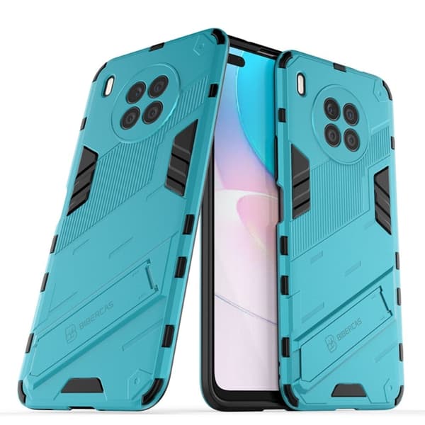 Shockproof Hybrid Deksel med A Modern Touch til Honor 50 Lite / Huawei Nova 8i - Babyblå Blue