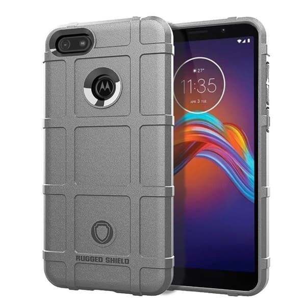 Robust Shield case - Motorola Moto E6 Play - Grå Silver grey