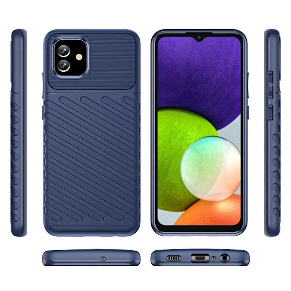 Thunder Samsung Galaxy A04e Etui - Blå Blue
