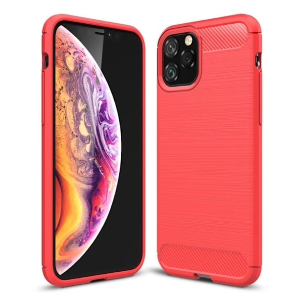 Carbon Flex iPhone 11 Pro deksel - Rød Red