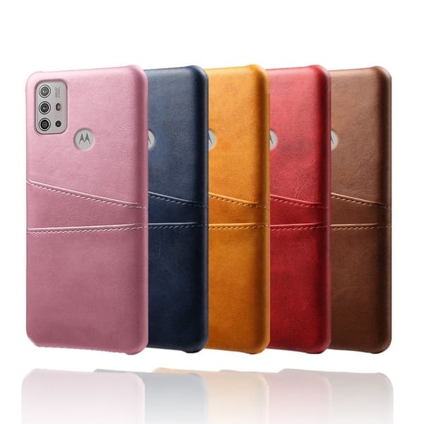 Dual Card Etui Motorola Moto G30 / G10 - Grå Silver grey