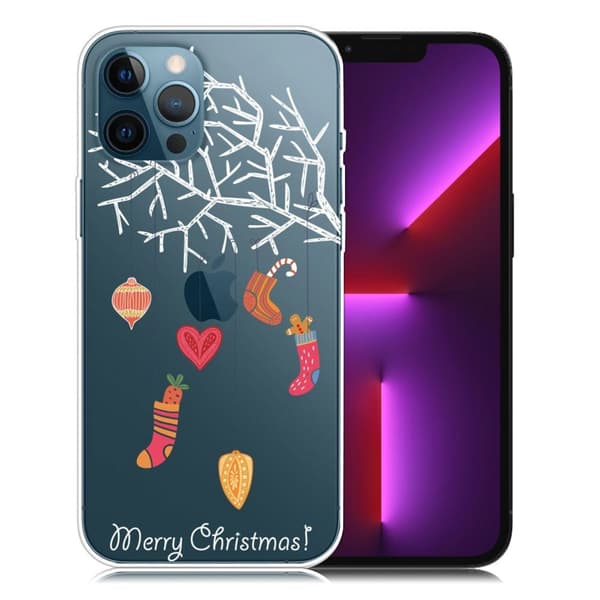 Juleveske til iPhone 13 Pro - Juletrepynt Multicolor