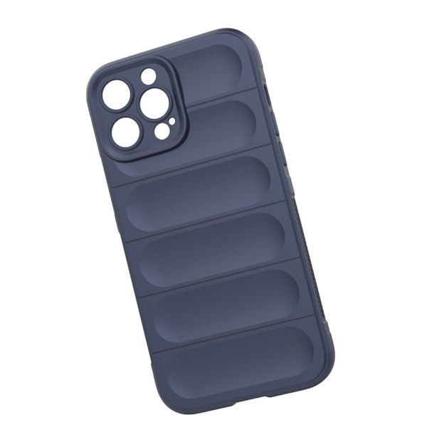 Blødt, grebsformet cover til iPhone 13 Pro Max - Mørkeblå Blue
