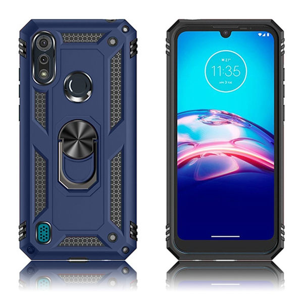 Bofink Combat Motorola Moto E6s (2020) etui - blå Blue