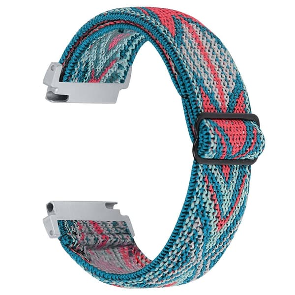 Gabb Watch 1 Nylon punottu kellonauha Elastinen älykellon hihna - 37 Multicolor
