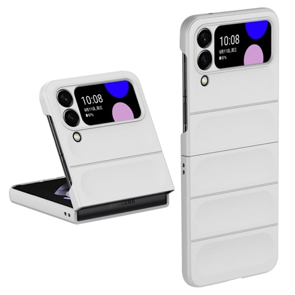 Pehmeä kahva muotoiltu kuori Samsung Galaxy Z Flip3 5G - Valkoinen White
