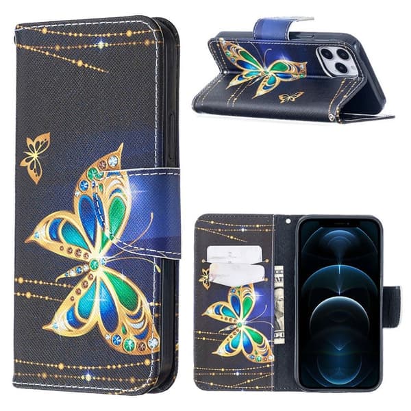 Wonderland iPhone 12 Pro / iPhone 12 fodral -Guld Guld