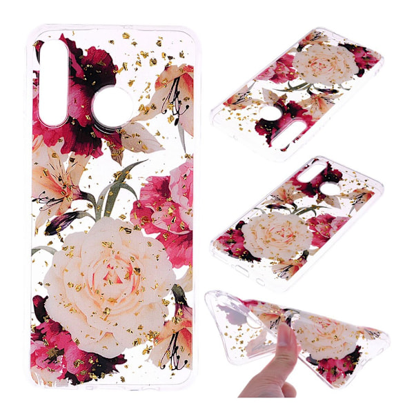 Glitter Huawei P30 Lite kotelot - Kauniita Kukkia Multicolor