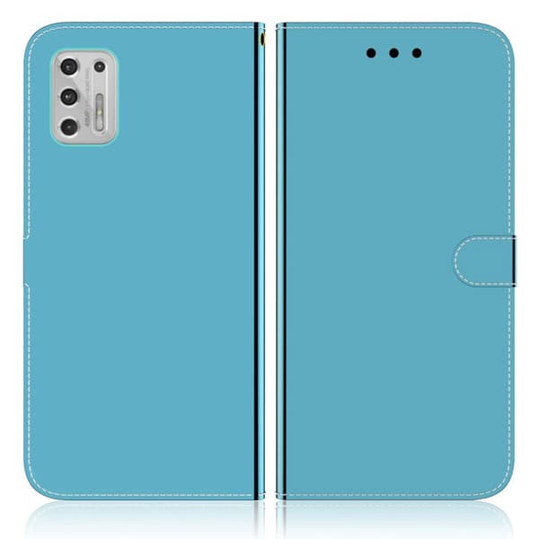 Mirror Motorola Moto G Stylus (2021) flip case - Sininen Blue