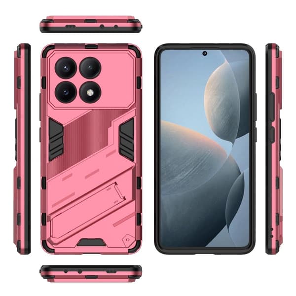 Stødsikkert moderne Xiaomi Redmi K70E hybridcover - Rose Pink