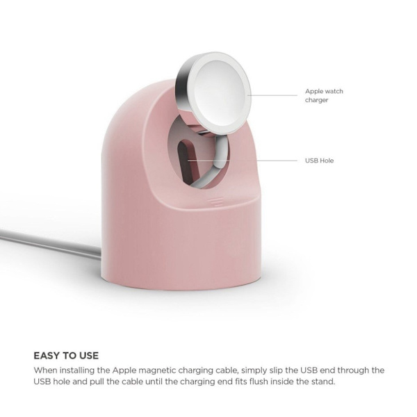 Universal Apple Watch simple unique stand - Pink Rosa