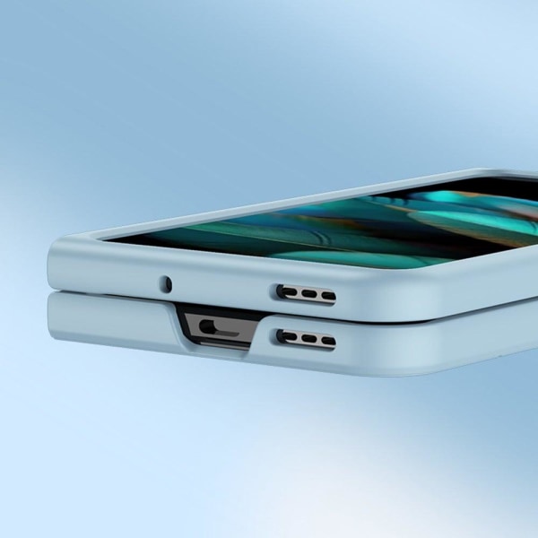 Mjukt greppformat Oppo Find N2 skal - Vit Vit