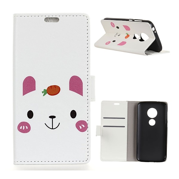 Motorola Moto E5 Play kuvioitu nahkainen flip suojakotelo - Sarjis kuvioinen Multicolor