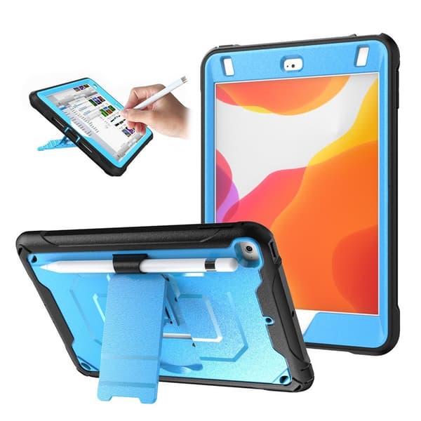 iPad Mini (2019) 360 asteen kestävä hybridikotelo - Sininen Blue