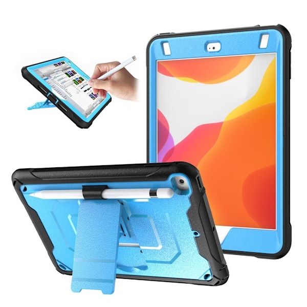 iPad Mini (2019) 360 graders hållbart hybridfodral - Blå Blå